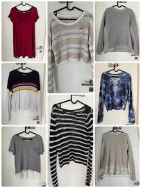 Maglie a maniche lunghe e top Hollister