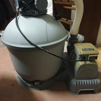 Piscina fuori terra e filtro sabbia di vetro 