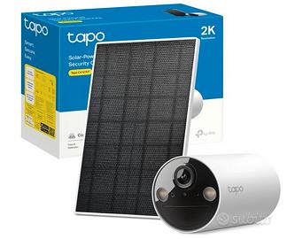 C410 KIT 2K 3MP Telecamera WiFi Esterno Solare Bat