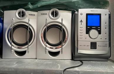 Thomson CS700 stereo con CD e casse grigio