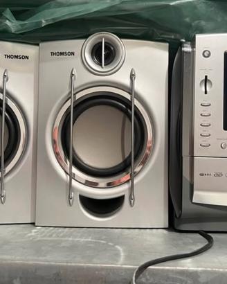 Thomson CS700 stereo con CD e casse grigio