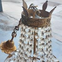 Lampadario antico anni 50 stile impero