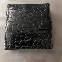 Portafoglio uomo coccodrillo vintage