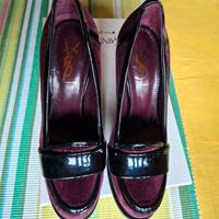 Yves Saint Laurent décolleté con plateau tg. 36