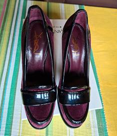 Yves Saint Laurent décolleté con plateau tg. 36