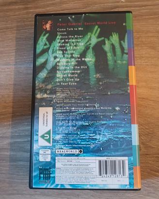 vhs Peter Gabriel secret world live