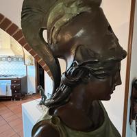 Dea atena bronzo slta 1 metro fonderia summer
