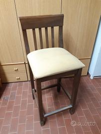 Sgabello in legno