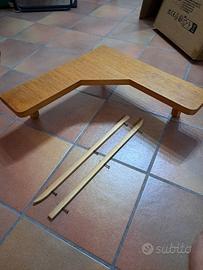Mensola angolare in legno 