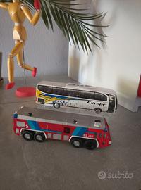 Lotto vintage autocarri autobus camion pompieri