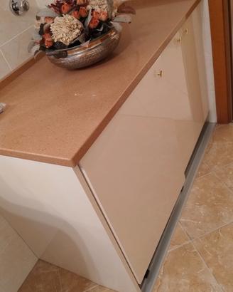 armadio bagno copri lavatrice 