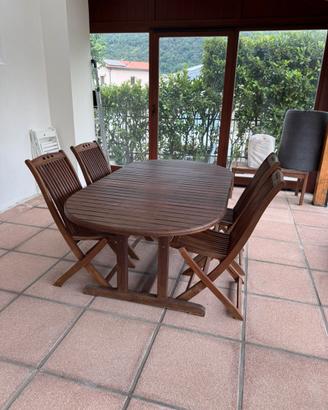 Tavolo legno esterno