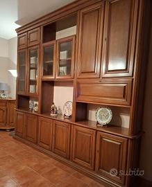Parete Attrezzata in Tinta Noce