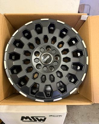 4 CERCHI NUOVI 17 POLLICI JEEP WRANGLER