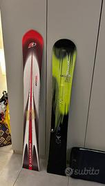 tavole snow board e sacca