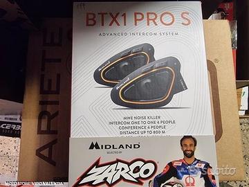 MIDLAND BTX1 PRO S Interfono Bluetooth Kit Doppio
