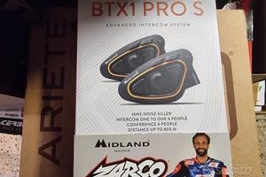 MIDLAND BTX1 PRO S Interfono Bluetooth Kit Doppio
