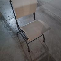 sedie da esterno in ferro battuto 