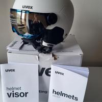 Casco Uvex con visor da sci taglia S 