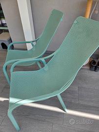 coppia sdraio Nardi Net Lounge  verde