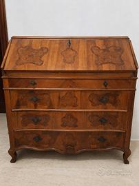 Secretaire stile Luigi XV intarsiato