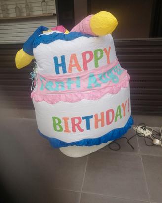 Torta gonfiabile a motore