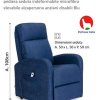 poltrona reclinabile e con alzapersona