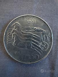 Moneta da 500 euro in argento