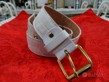 Cintura donna just cavalli bianca