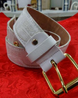 Cintura donna just cavalli bianca