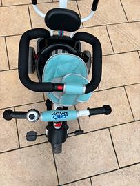 Triciclo passeggino evolutivo con maniglione