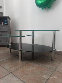 Tavolino in vetro