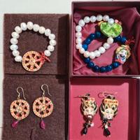 3 bracciali + 2 paia orecchini