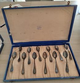 SET 12 cucchiaini argento 800 vintage
