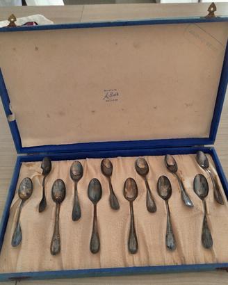 SET 12 cucchiaini argento 800 vintage