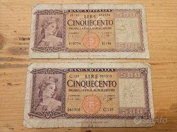 500 lire Italia Ornata di Spighe