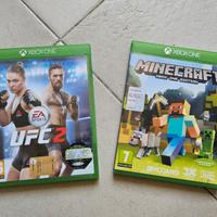 Giochi XBOXONE MINECRAFT e UFC 2