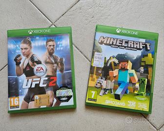 Giochi XBOXONE MINECRAFT e UFC 2