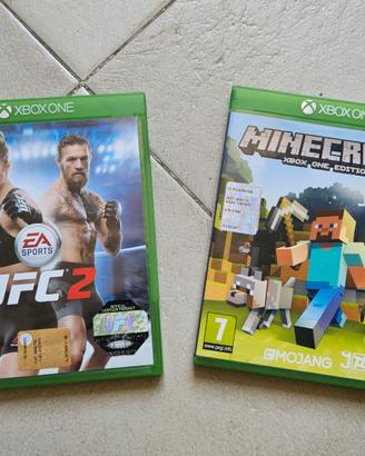 MINECRAFT e UFC 2 -  XBOXONE