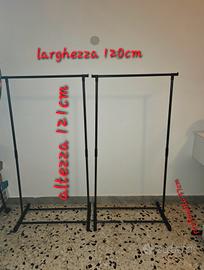 Appendiabiti appendino stand 120 rack guardaroba t