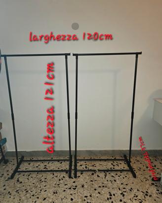 Appendiabiti appendino stand 120 rack guardaroba t