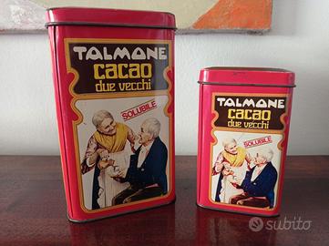 Barattoli vuoti Talmone cacao Due Vecchi