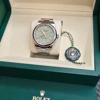 ROLEX OYSTER PERPETUAL COLORE PISTACCHIO 41MM