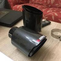 Terminale singolo per scarico auto ( akrapovic)