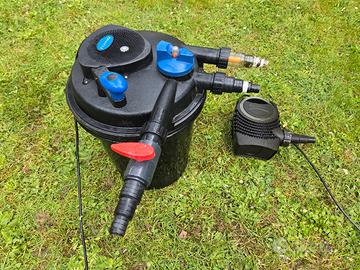 Filtro UVC per laghetto con pompa 