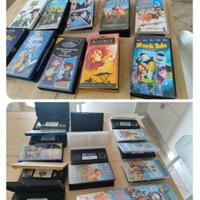 "29 VHS ORIGINALI DISNEY-DISNEY PIXAR-WARNER BROS 