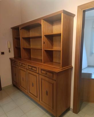 libreria con letto a scomparsa