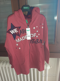 Felpa benetton bambina taglia 6/7 anni