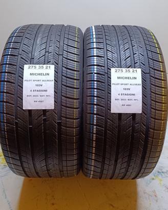 2 GOMME 275 35 21 MICHELIN 4 STAGIONI RIF4581