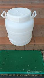 BIDONE PER ALIMENTI 30 LT CON MANIGLIE